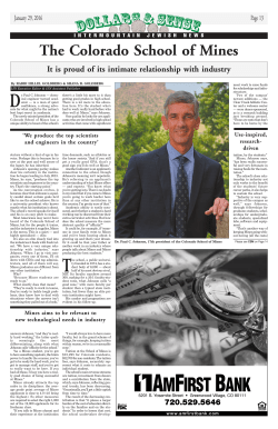 here - Mines | Newsroom