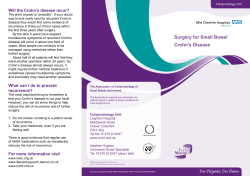 Surgery for Small Bowel Crohn`s Disease Every
