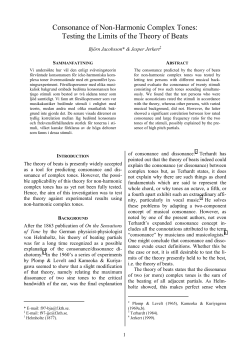 Consonance of Non-Harmonic Complex Tones