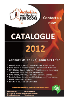 Australian Architectural Fire Doors Pty Ltd
