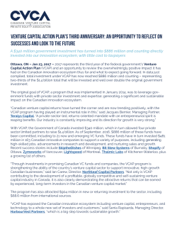 Read More - Canadian Venture Capital and Private Equity Association