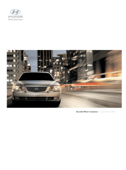 Hyundai Motor Company Annual Report 2006