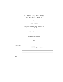 The impact of capital flight on economic growth