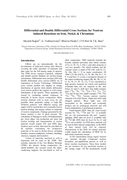 Differential and Double Differential Cross Sections for Neutron