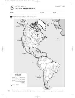 physical map of america - WorldArcStudio ::: v2.0