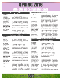 Spring Accomplishments - Newport News Public Schools