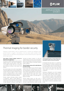 Thermal imaging for border security