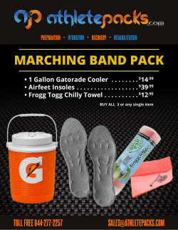 marching band pack - Noblesville Schools
