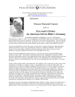 Eleanor Ramrath Garner An American Girl in Hitler`s Germany