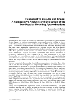 Hexagonal vs Circular Cell Shape: A