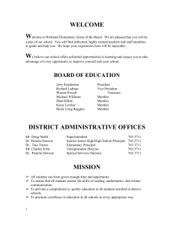 Student Handbook - Richland R