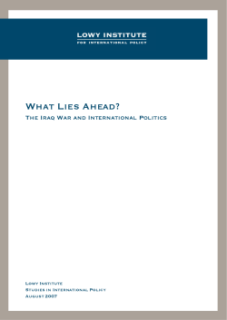 - Lowy Institute