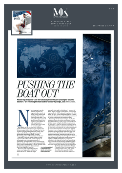 FINANCIAL TIMES BOATS THAT ROCK JUNE 16 2012 1 / 4 SEE