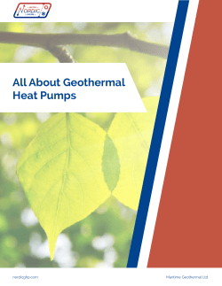 All About Geothermal Heat Pumps