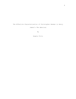 1 The Effective Characterization of Christopher
