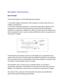 Bimetallic Thermometer