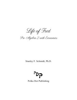 Life of Fred - Stanley F. Schmidt