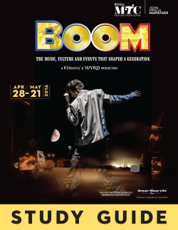 Boom - Royal Manitoba Theatre Centre