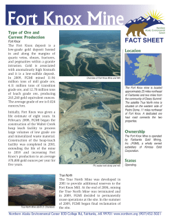 Fort Knox Mine - Northern Alaska Environmental Center