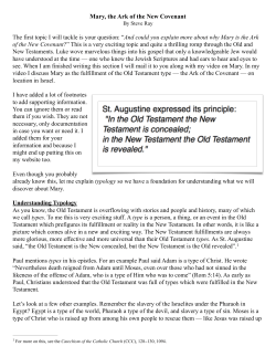 Mary, Ark of the New Covenant - Defenders of the Catholic Faith