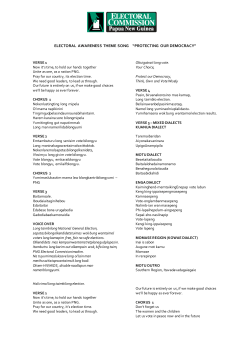 here. - Papua New Guinea Electoral Commission