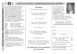 Florentine Renaissance Painting