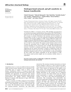 Hydrogen-bond network and pH sensitivity in human