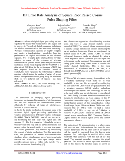 Bit Error Rate Analysis of Square Root Raised Cosine Pulse