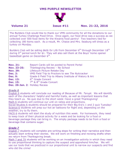 Purple Newsletter - November 21