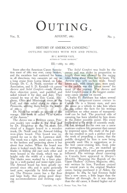 History of American Canoeing.