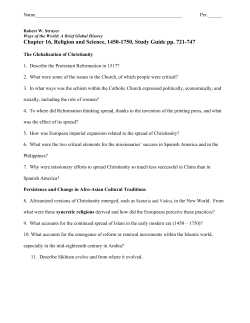 Chapter 16 Study Guide