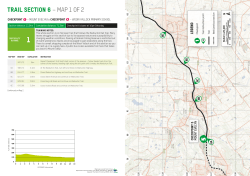 trail section 6 &ndash; map 1 of 2