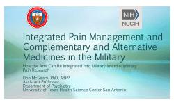 Integrated Pain Management and Complementary and Alternative
