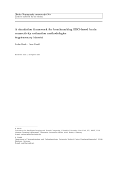 A simulation framework for benchmarking EEG