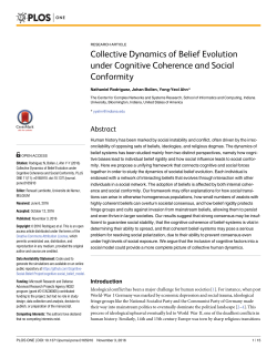 Collective Dynamics of Belief Evolution under Cognitive Coherence
