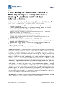 A Socio-Ecological Approach to GIS Least-Cost Modelling for