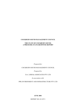 The State of Cockburn Sound: A Pressure-State