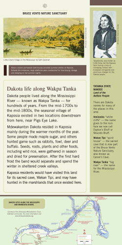 Interpretive panel: Dakota history