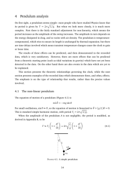 4 Pendulum analysis - Trin