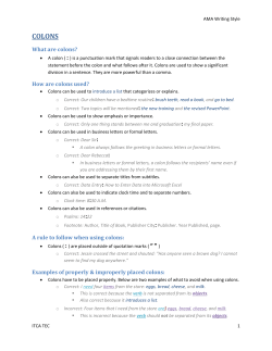 COLONS