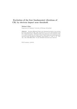 Excitation of the four fundamental vibrations of CH4 by electron
