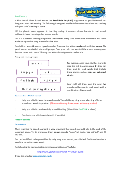Document - Kirk Sandall Infant School