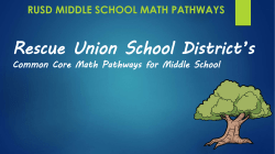 rusd middle school math pathways