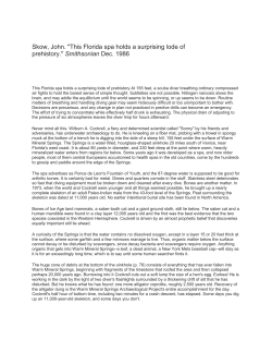 Smithsonian Dec. 1986 - Warm Mineral Springs