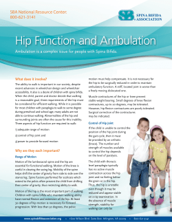 Hip Function and Ambulation