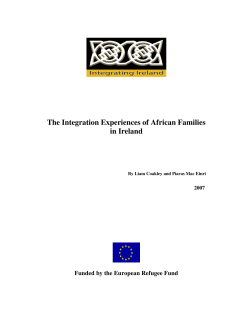 The Integration Experiences of African Families in Ireland