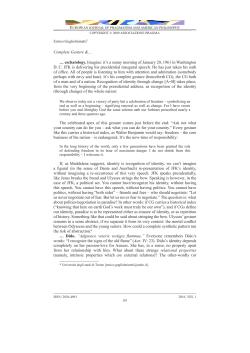 Complete Gesture - European Journal of Pragmatism and American