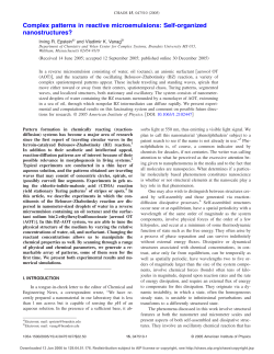 Complex patterns in reactive microemulsions: Self