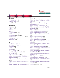 Symbols % Frozen value 4-41 + shaped cursor 3-10 +/- 1-19, 2