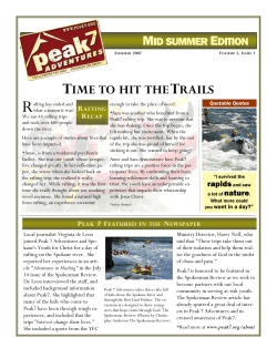 Summer 2007 - Peak 7 Adventures